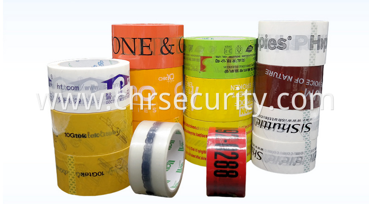 Adhesive custom printed packing tape